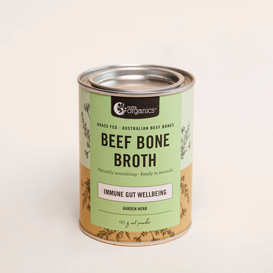 Nutra Organics Bone Broth Beef 125g, Garden Herb Flavour