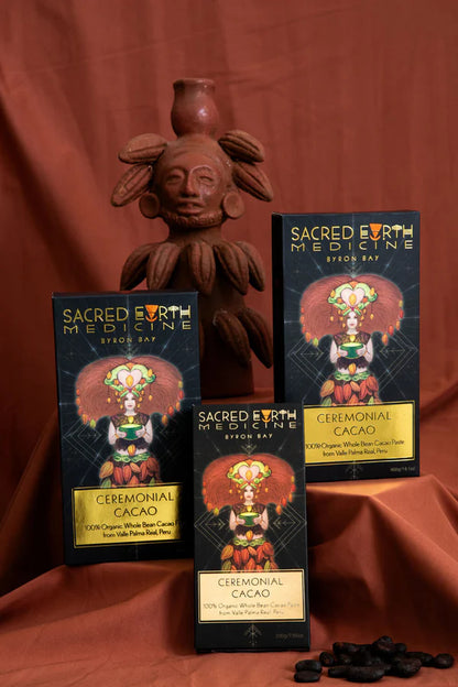 Sacred Earth Medicine Ceremonial Cacao 100g, 200g Or 400g, 100% Pure & Organic