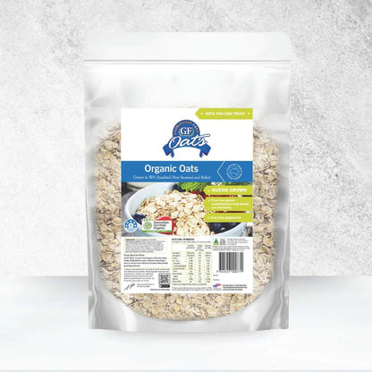 Gloriously Free Organic Aussie Oats 500g, 1kg Or 2kg, Grown In WA