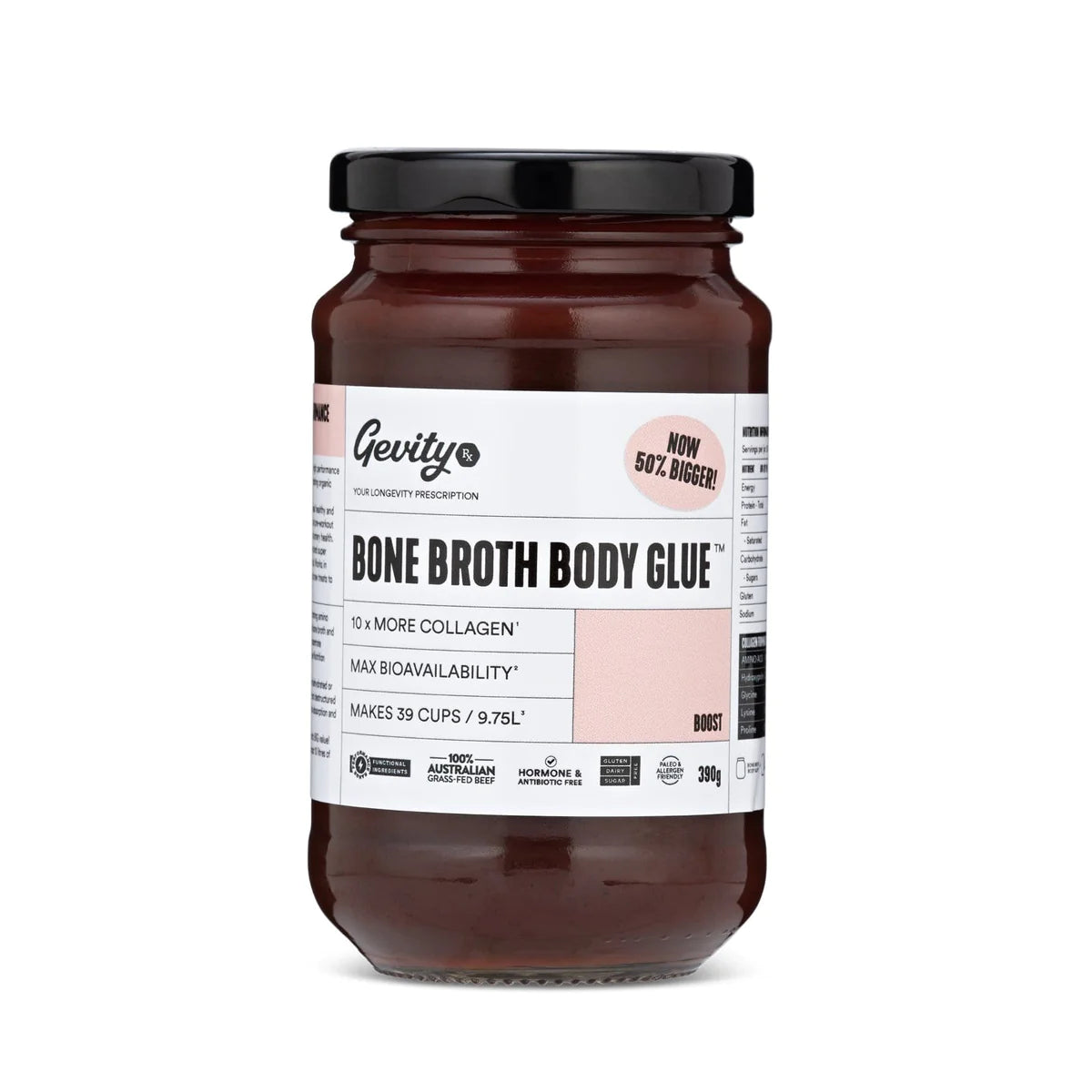 Gevity Bone Broth Body Glue 390g, Boost {For Muscle Repair & Energy}