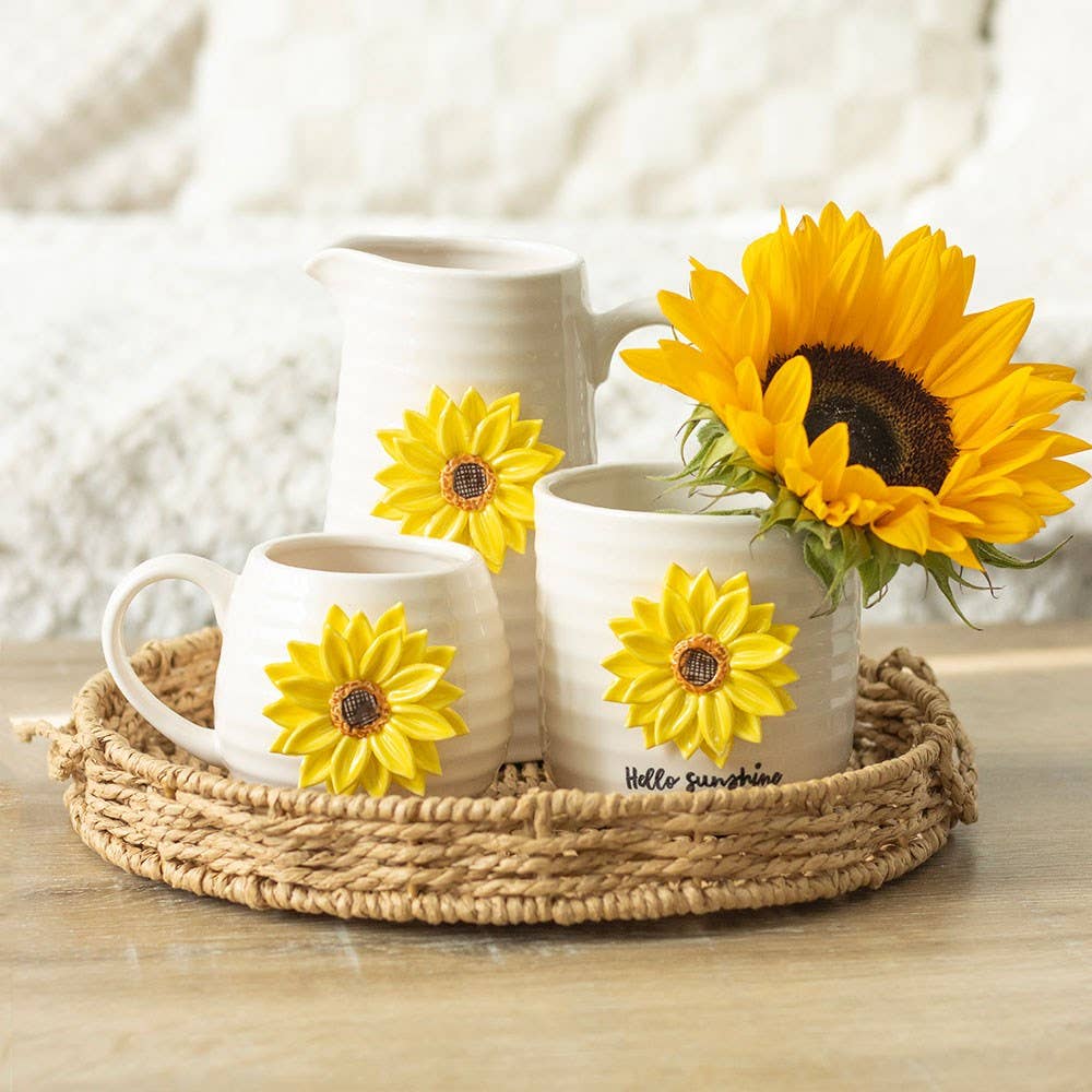 Hello Sunshine 3D Sunflower Plant Pot, Brighten Up Your Space