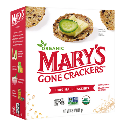 Mary's Gone Crackers Organic Crackers 184g, Original Flavour