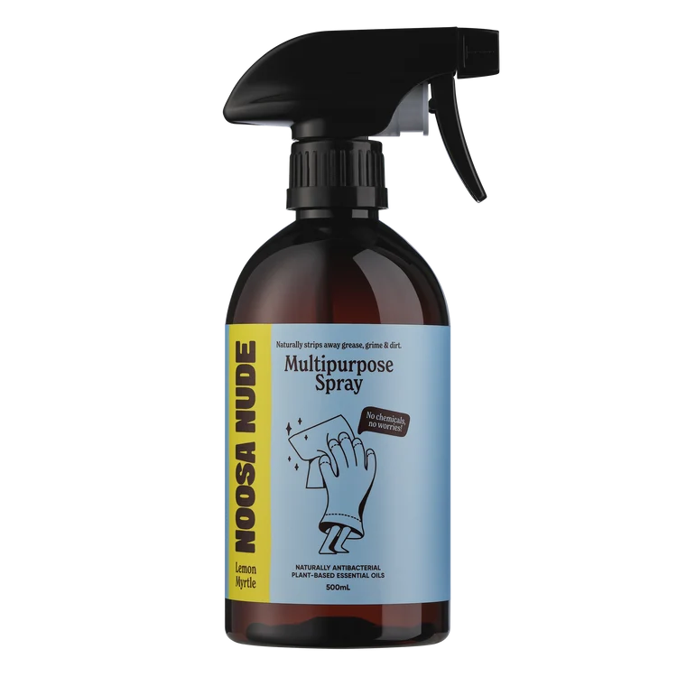 Noosa Nude Multipurpose Spray With Lemon Myrtle Essential Oil 500mL, Naturally Antibacterial