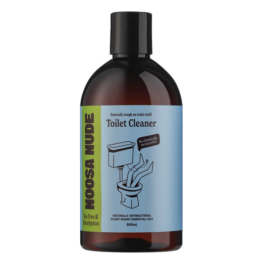 Noosa Nude Natural Toilet Cleaner With With Tea Tree & Eucalyptus Essential Oil 500mL, Tough On Toilet Stuff