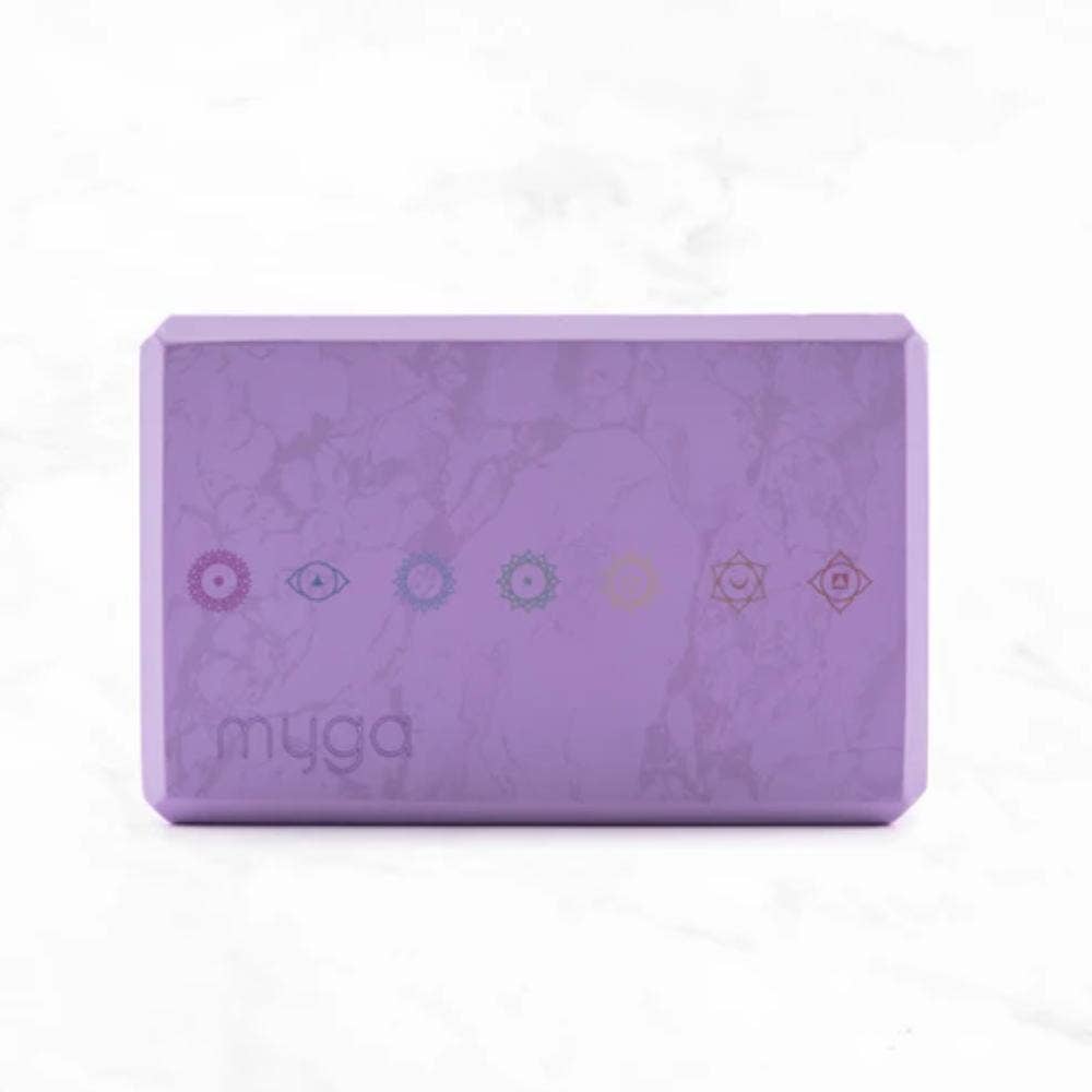 Myga Foam Yoga Block Chakra Print, For A More Supportive Yoga Session