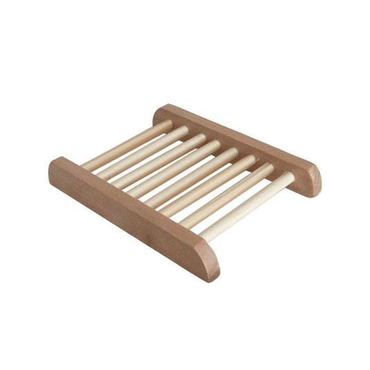 Brush it On Bamboo Soap Dish Ladder Design, Keeps Your Soap Dry