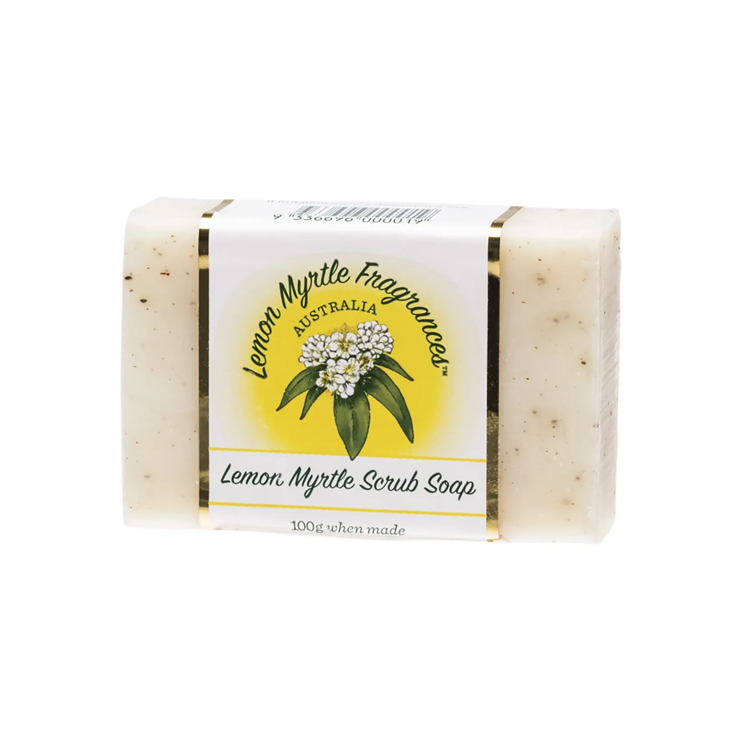 Lemon Myrtle Fragrances Soap 100g, Scrub Soap