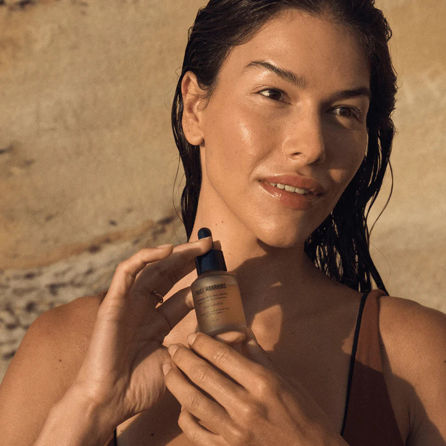 Three Warriors Hydrabronze Medium To Dark Tanning Drops 30mL, Supercharge Your Skin