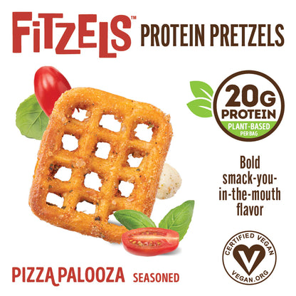 Lenny & Larry's Fitzels Protein Pretzels 85g, Pizza Palooza Flavour