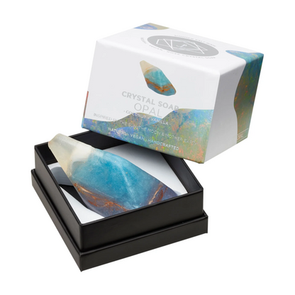 Summer Salt Body Crystal Soap 155g, Opal - Coconut & Vanilla Fragrance