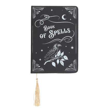 Mystic Raven Book of Spells A5 Notebook, A Vessel For Your Thoughts & Dreams!