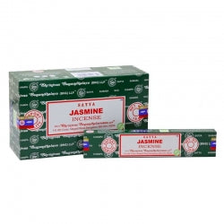 Satya Floral Series Jasmine Incense 15g, Hand Rolled In India