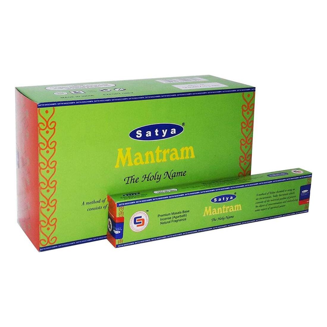Satya Mantram The Holy Name Incense 15g, Premium Masala Base