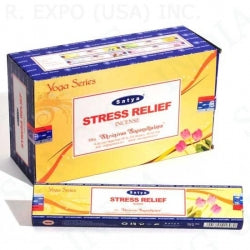 Satya Yoga Series Stress Relief Incense 15g, Hand Rolled In India
