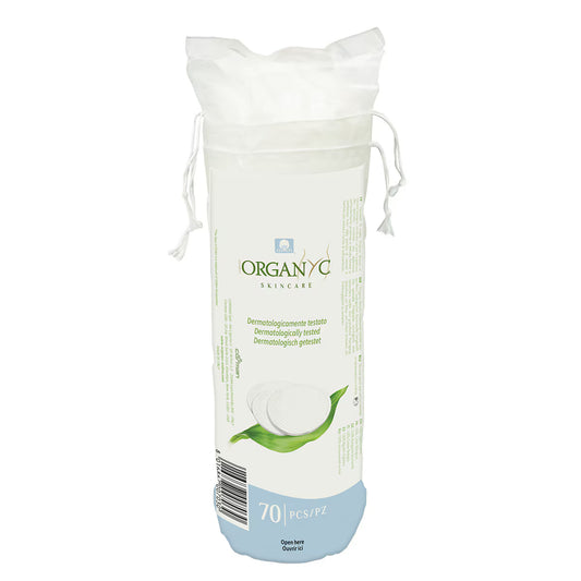 Organyc Beauty Cotton Pads 70 Pack 100% Organic