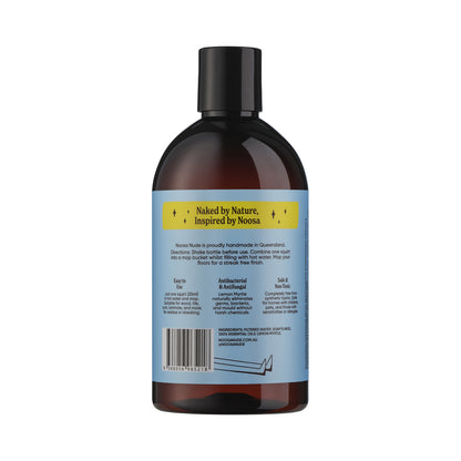 Noosa Nude Natural Floor Cleaner With With Lemon Myrtle Essential Oil 500mL, Keeping Floors Looking Naturally Polished