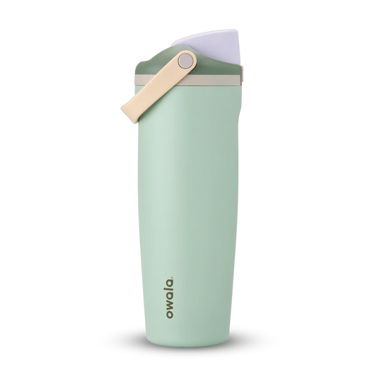 #NEW Owala FreeSip® Sway Stainless Steel Water Bottle 30oz Or 40oz, Eucalyptus