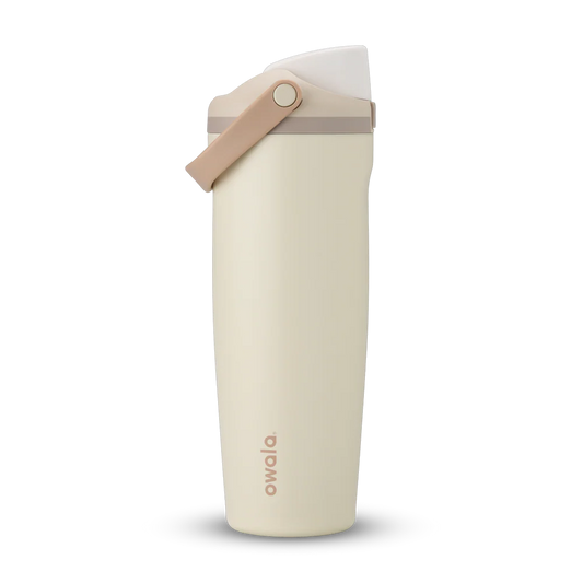 #NEW Owala FreeSip® Sway Stainless Steel Water Bottle 30oz Or 40oz, Lightly Toasted