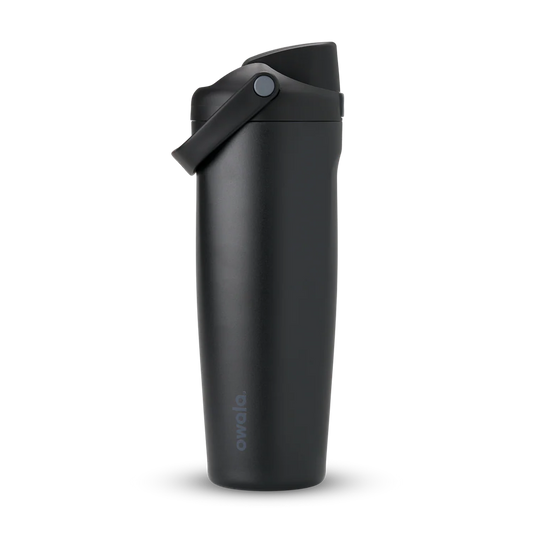 #NEW Owala FreeSip® Sway Stainless Steel Water Bottle 30oz Or 40oz, Very Very Dark