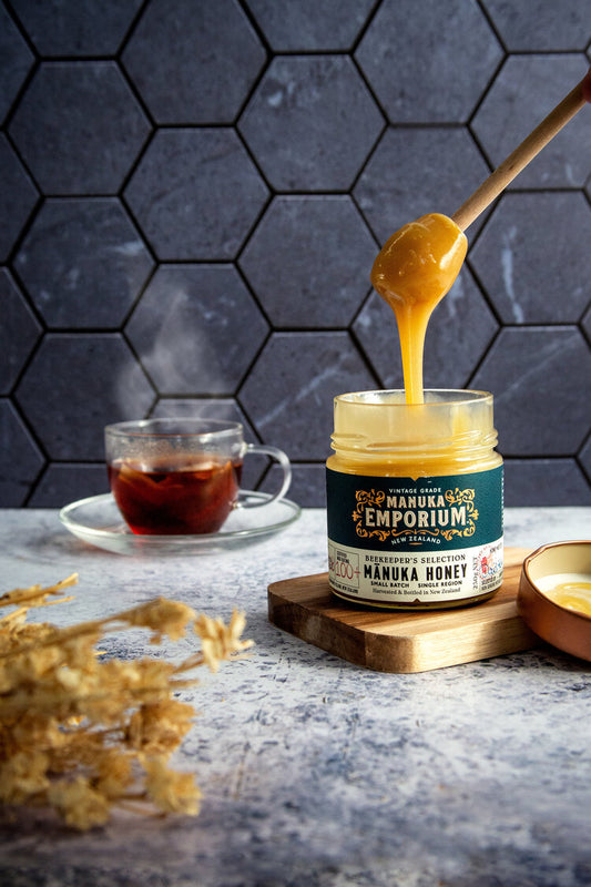 Manuka Emporium Manuka Honey MGO 100+ 250g, Harvested In Small Batches From The North Island Of New Zealand