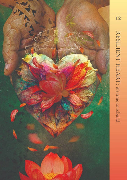 Inna Segal Healing Heart Oracle, Love Letters To Your Soul | Includes 36 Cards & A Guidebook