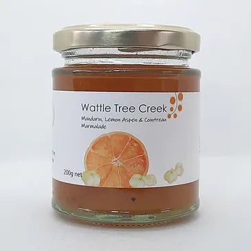 Wattle Tree Creek Mandarin, Lemon Aspen & Cointreau Marmalade 200g, From Hinterland Byron Bay