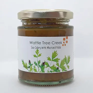 Wattle Tree Creek Sea Celery With Mustard Pickle 200g, From Hinterland Byron Bay