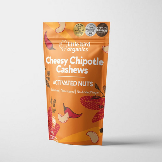 Little Bird Organics Activated Nuts Cheesy Chipotle Cashews 120g