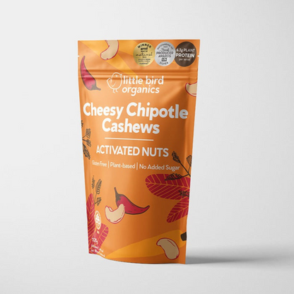 Little Bird Organics Activated Nuts Cheesy Chipotle Cashews 120g