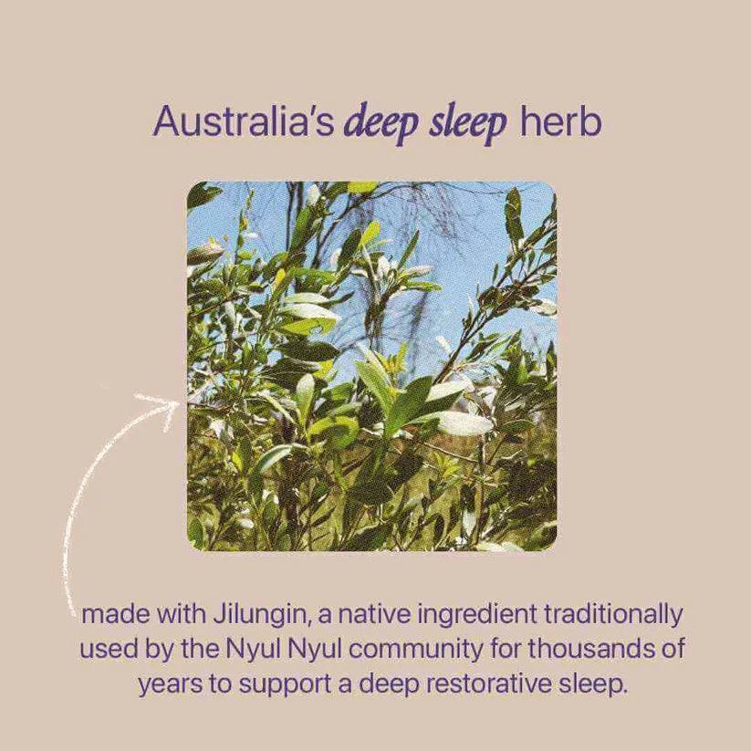 Roogenic Australian Wellness Sleep Tea Loose Leaf Tea Blend 65g, To Support Deep Sleep With A Natural Berry Infusion