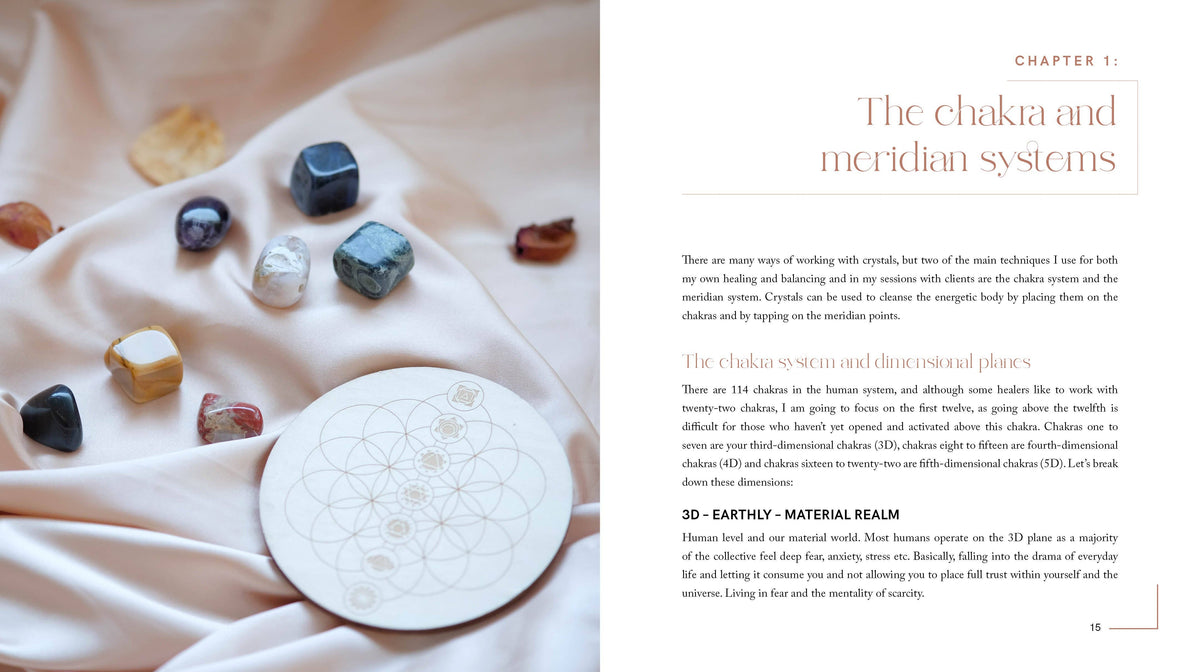 Leah Shoman Crystal Rituals By The Moon Book, Understand How To Use Crystal Frequency