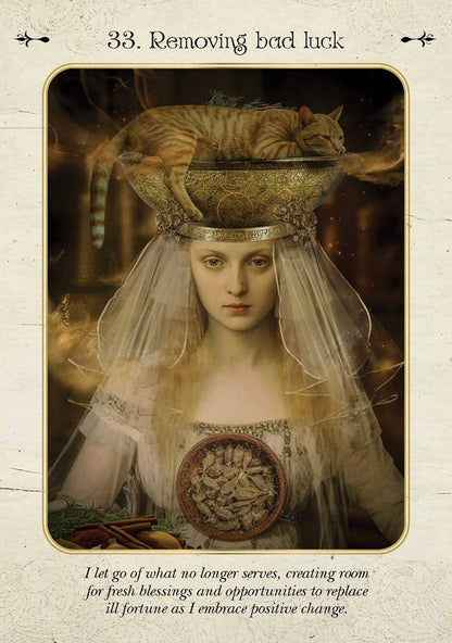 Jena Dellagrottaglia's Kitchen Witch Oracle Cards, The Key To Unlock The Secrets Of Natural Magick