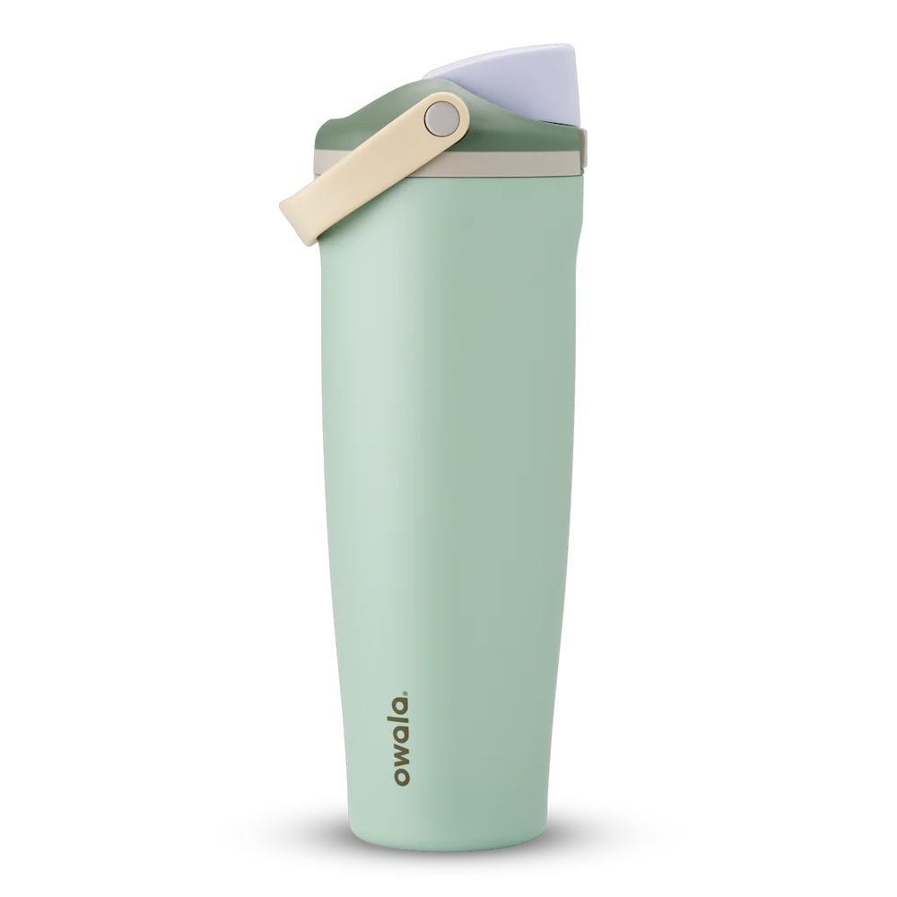 #NEW Owala FreeSip® Sway Stainless Steel Water Bottle 30oz Or 40oz, Eucalyptus