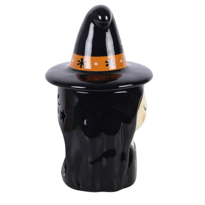 Frightful Folk Witch Ceramic Oil Burner, A Touch Of Rustic Charm