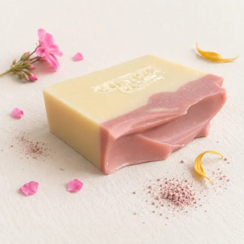 Medika Organics Ylang Ylang & Rose Soap Bar 130g, Handmade In Queensland