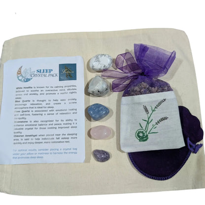 Soulforest Healing Sleep Crystal Ritual Pack | Bedtime Mindfulness & Self-Care