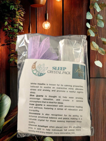 Soulforest Healing Sleep Crystal Ritual Pack | Bedtime Mindfulness & Self-Care