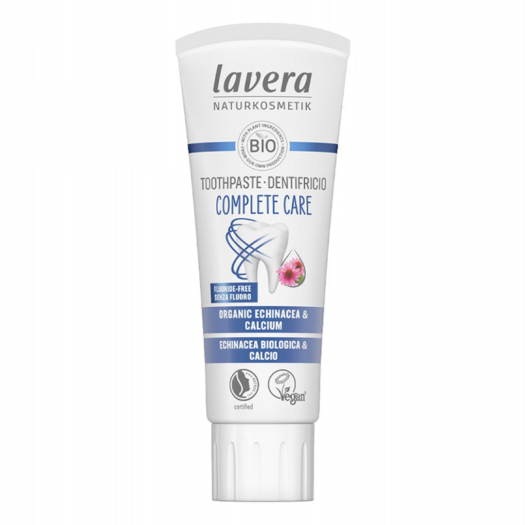 Lavera Complete Care Toothpaste 75mL, With Organic Echinacea & Fluoride Free