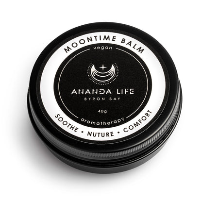 Ananda Life Vegan Aromatherapy Moon-Time Balm 40g, Soothe, Comfort & Restore Balance