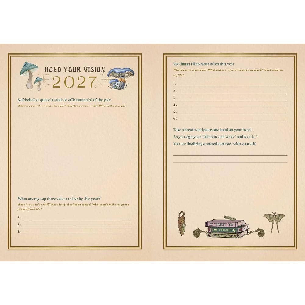 Alexis Rakun 2027 Manifest Your Dreams Planner Calendar, Affirmation | Alchemy | Inspiration