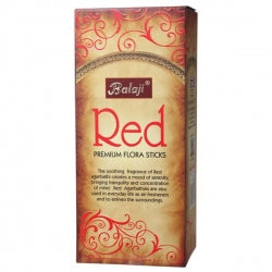 Balaji Red Incense 15g, Premium Flora Sticks