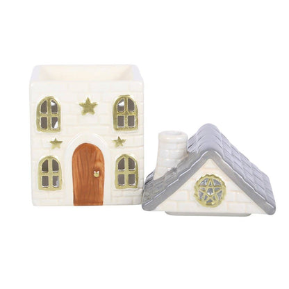Stone Cottage Ceramic Oil Burner, Enchanting & Grounding