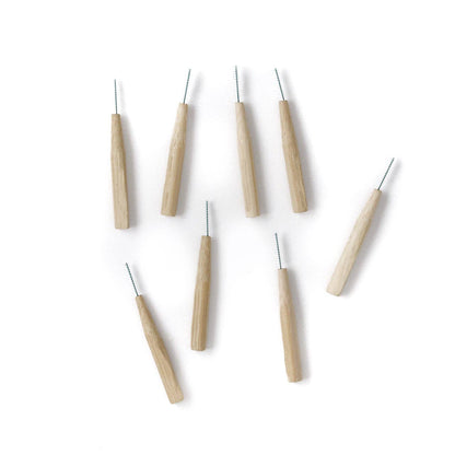 Brush It On Bamboo Eco-Friendly Interdental Brushes, Eight Brushes Per Pack Size Small 0.6mm