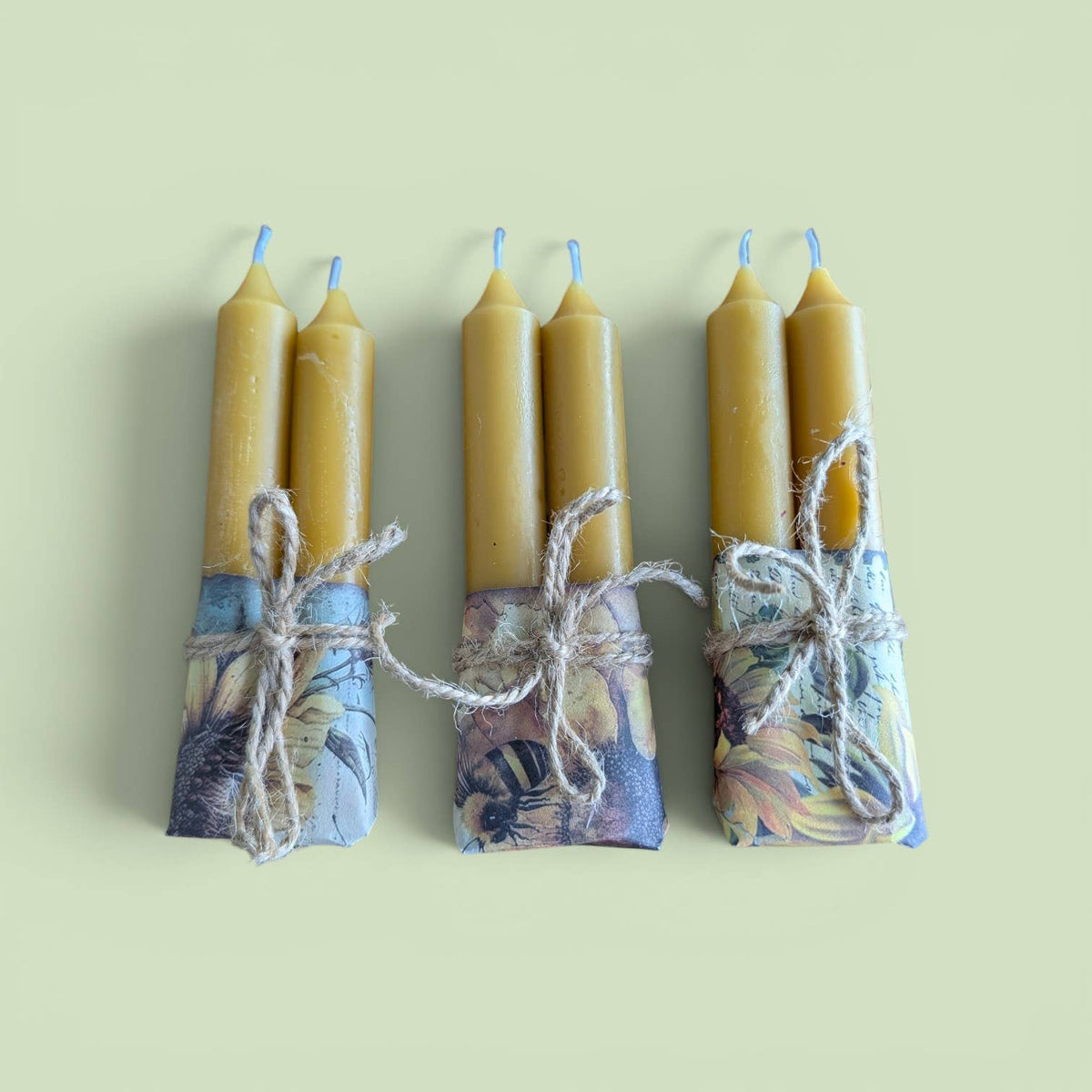 Soulforest Healing Handcrafted Pure Beeswax Candle, A Set Of 2 Candles