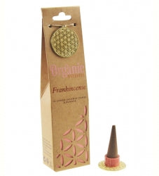 Song Of India Organic Goodness 12 Jumbo Incense Cones & Burner, Please Select A Fragrance
