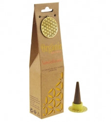 Song Of India Organic Goodness 12 Jumbo Incense Cones & Burner, Please Select A Fragrance