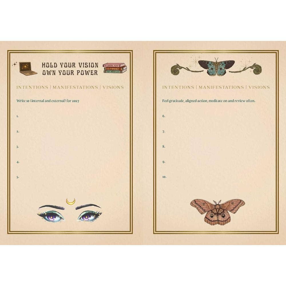 Alexis Rakun 2027 Manifest Your Dreams Planner Calendar, Affirmation | Alchemy | Inspiration