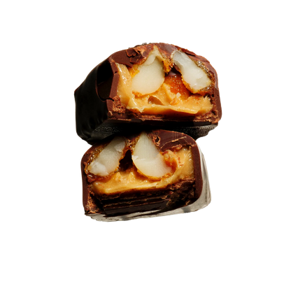 Loco Love Chocolate 35g, Maple Macadamia Caramel With Tasmanian Sea Salt