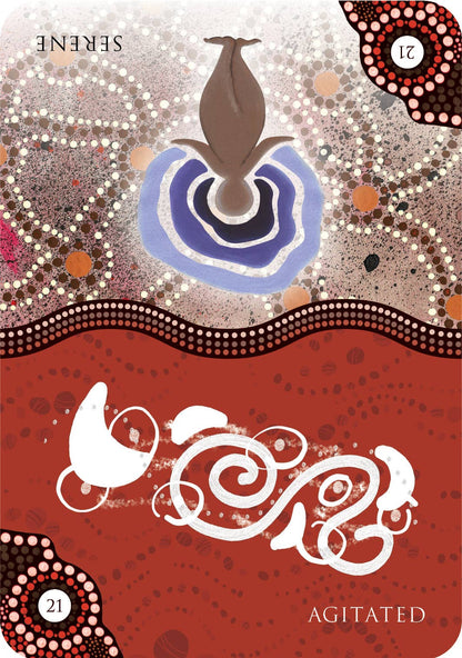 Mel Brown Aboriginal Ancestral Wisdom Oracle, Includes 40 Cards & A Guide Book