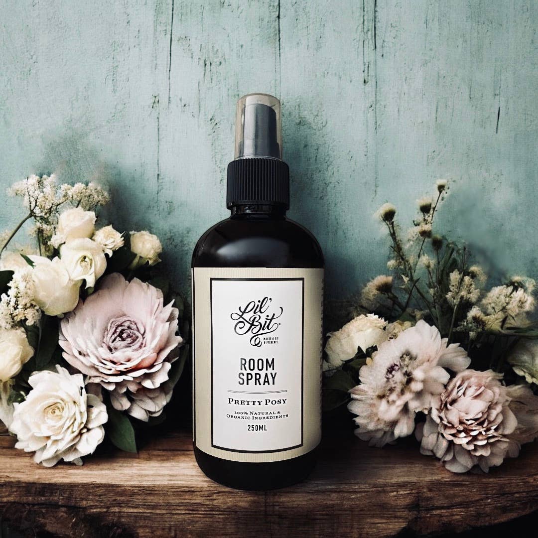 Lil' Bit Better Pretty Posy Room Spray 250mL, Light, Floral & Grounding